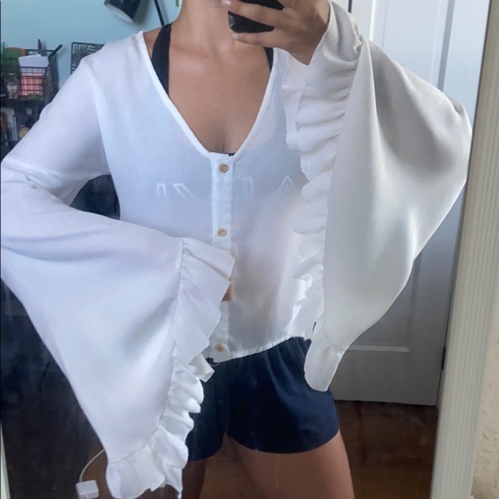 NASTY GAL flowy top